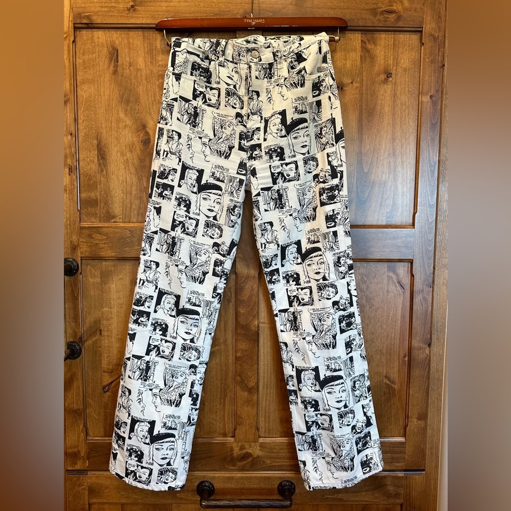 Reformation Newspaper High Rise Straight Long Jeans Size 26P